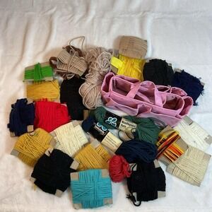 Lot Of VTG Wool Tapestry  Needlepoint Yarn - Preowned Various Brands
